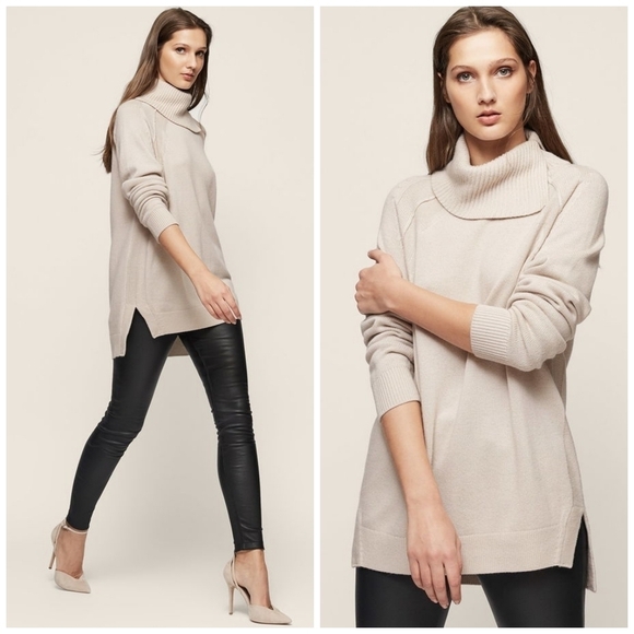 REISS Adele Roll-Neck Jumper - Picture 1 of 7